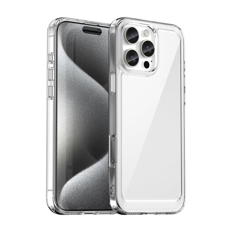 Colourful acrylic TPU iPhone case transparent for iPhone 16 Pro Max