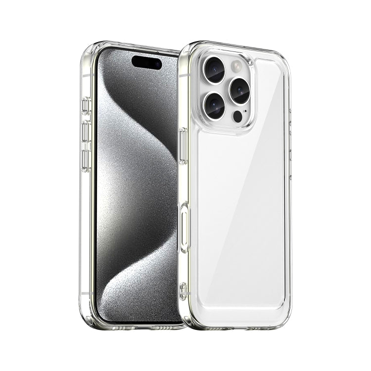 Colourful acrylic TPU iPhone case transparent for iPhone 16 Pro