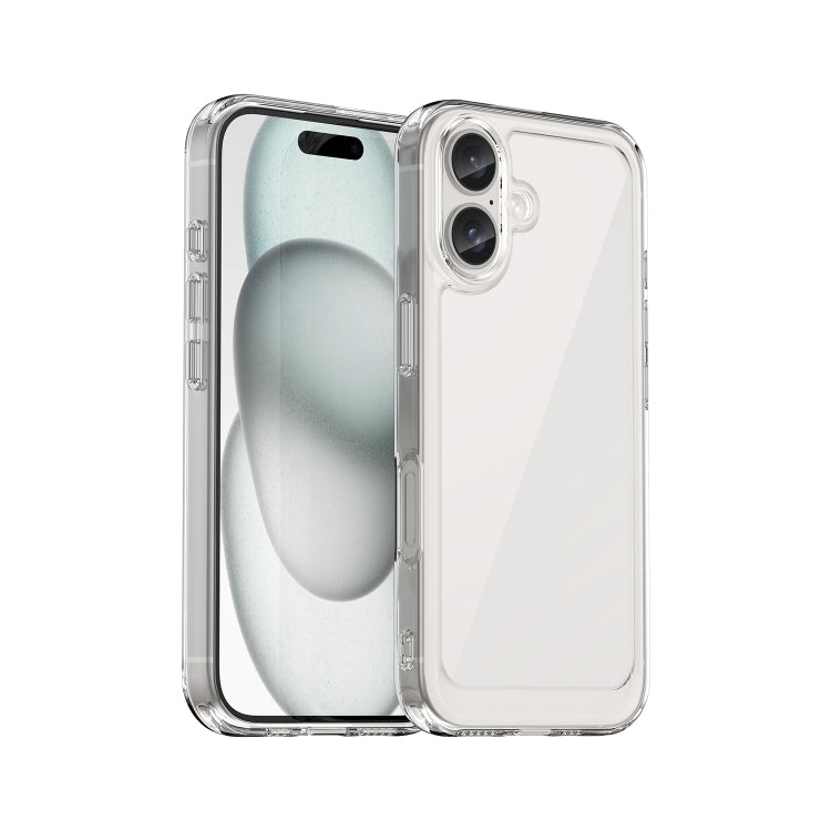 Colourful acrylic TPU iPhone case transparent for iPhone 16 Plus