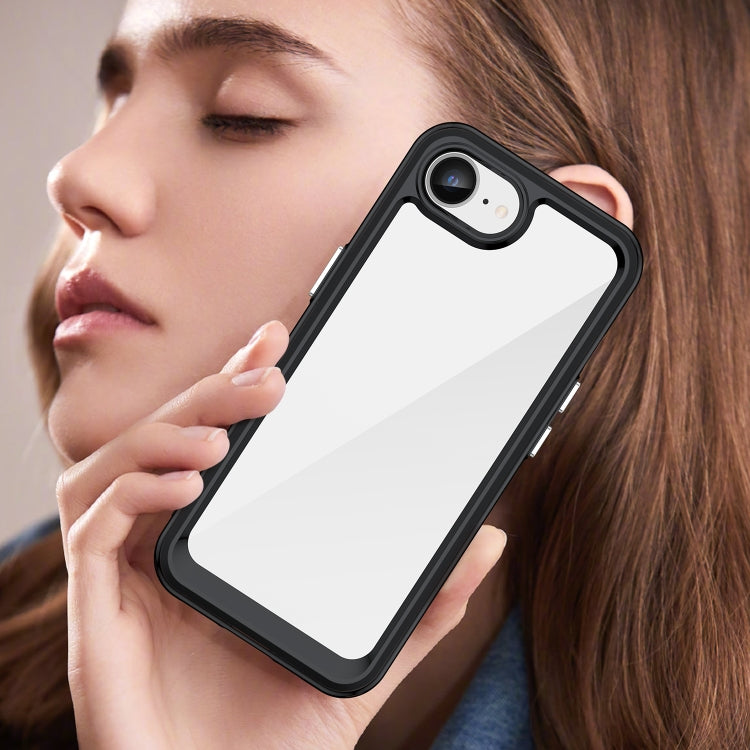 Acrylic TPU iPhone case protective edge detail