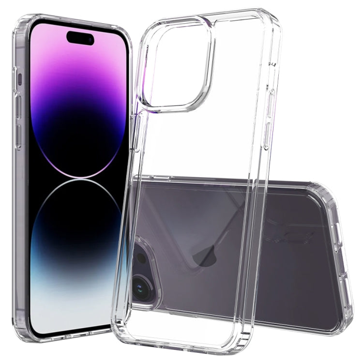 Scratchproof acrylic TPU iPhone 15 Pro Max case in transparent