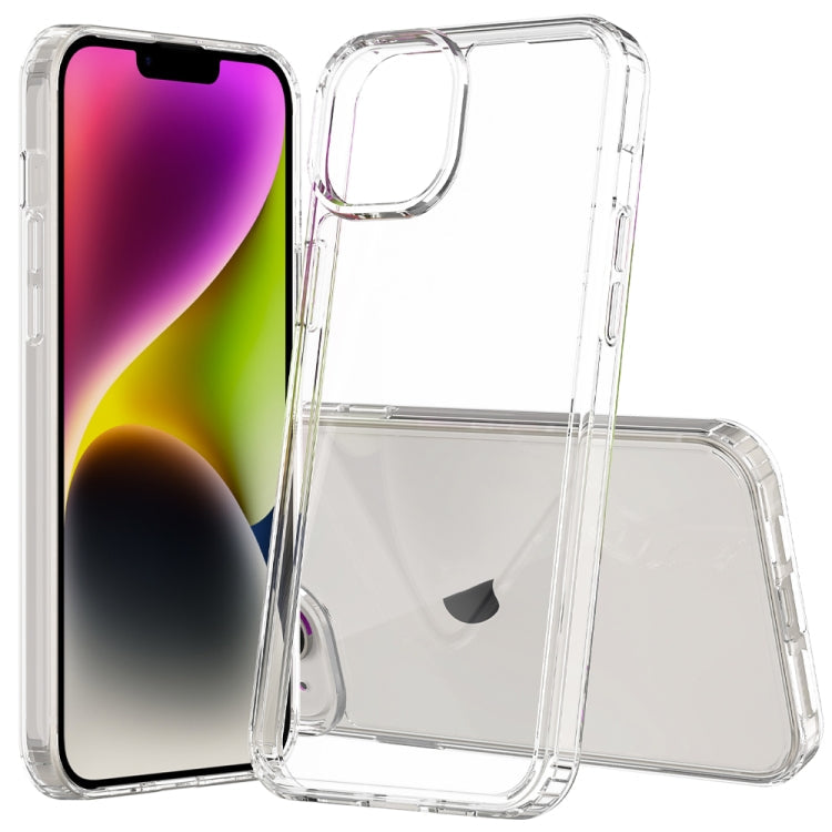 Scratchproof acrylic TPU iPhone 15 Plus case in transparent