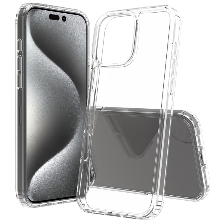 Scratchproof acrylic TPU iPhone 16 Pro Max case in transparent