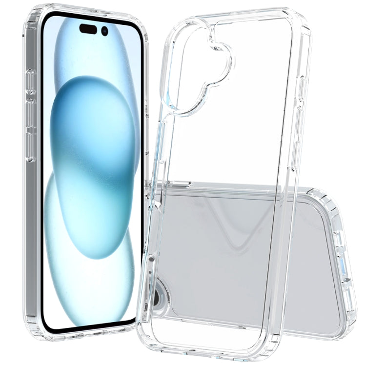 Scratchproof acrylic TPU iPhone 16 case in transparent