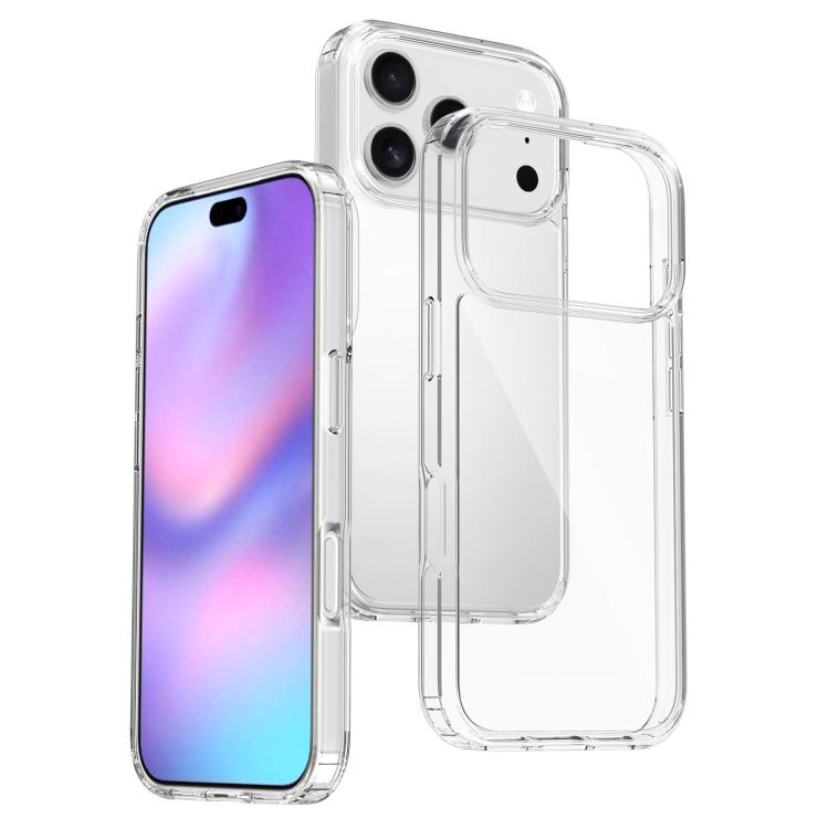 Scratchproof acrylic TPU iPhone 17 Pro case in transparent