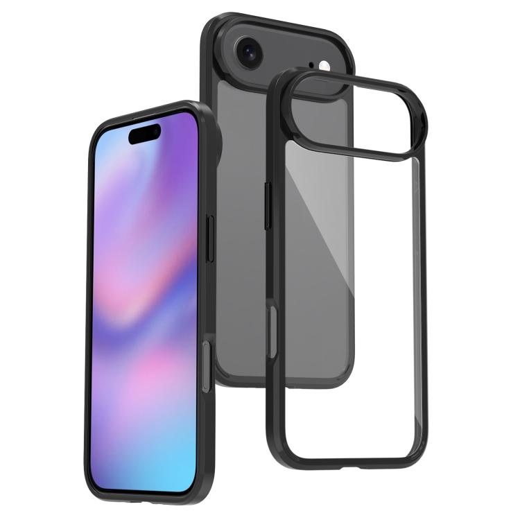 Scratchproof acrylic TPU iPhone Air case in black