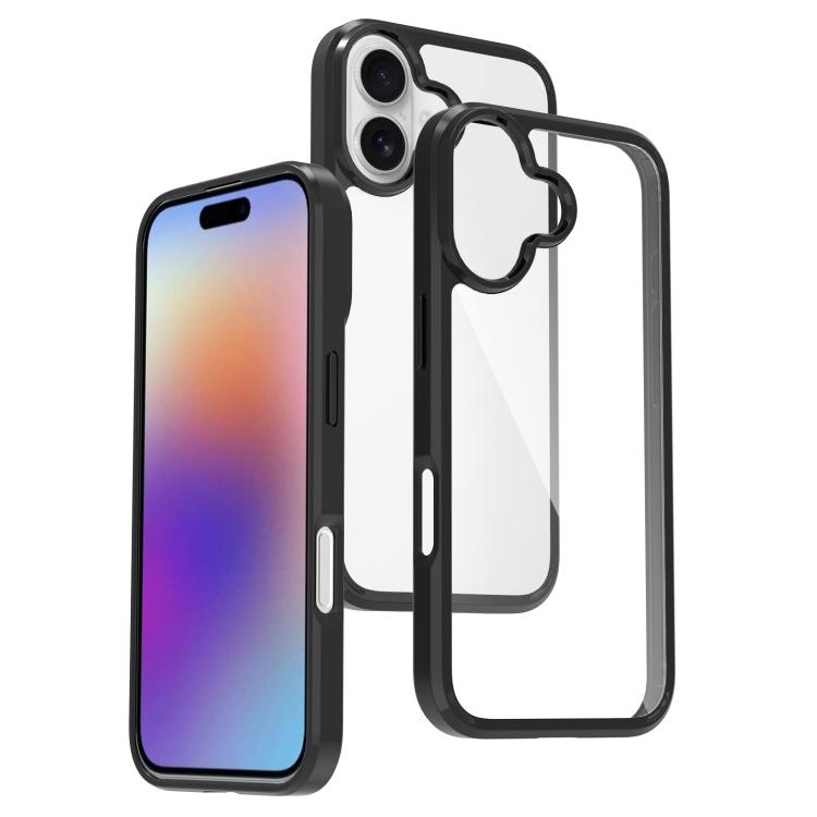Scratchproof acrylic TPU iPhone 17 case in black