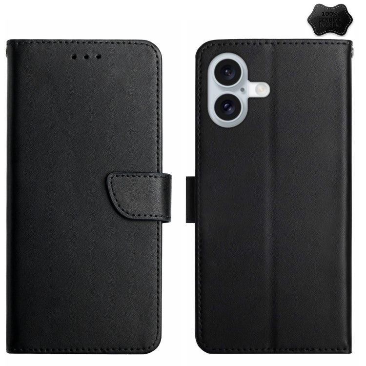 Wallet flip iPhone case black for iPhone 16 Plus