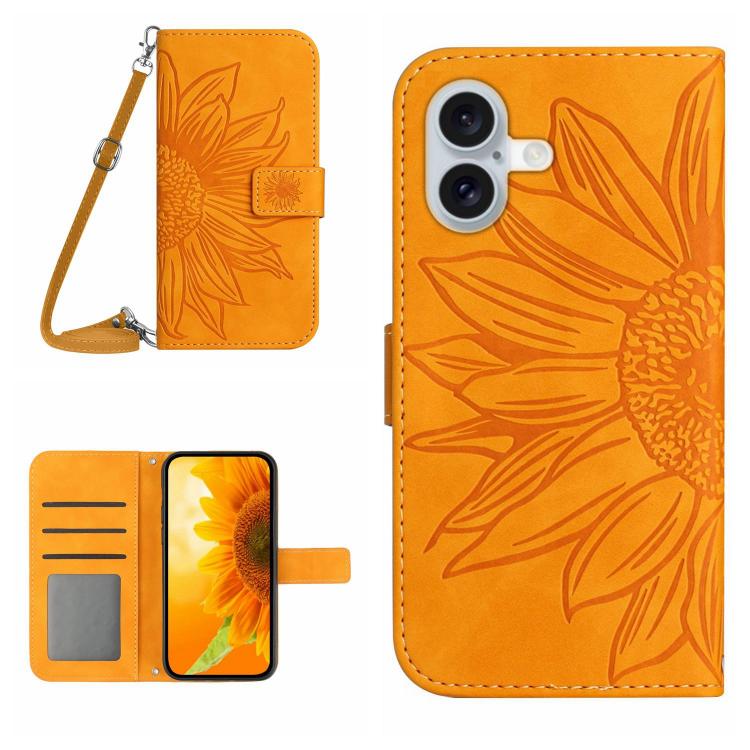 Yellow sunflower iPhone 17 case