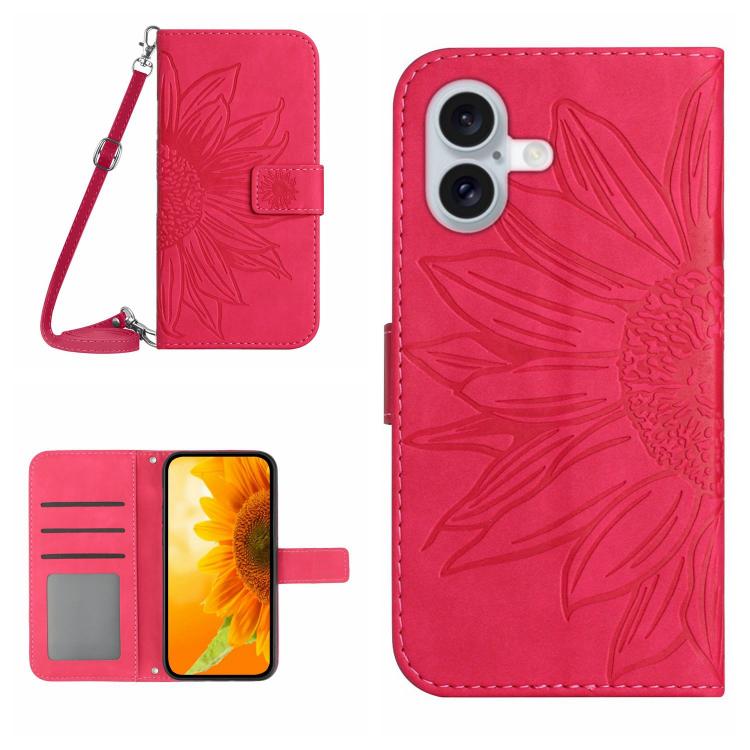 Rose Red sunflower iPhone 17 case