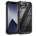 Lens protection TPU PC iPhone case black for iPhone 17e and 16e