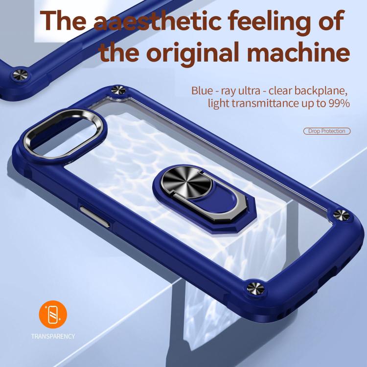 TPU PC iPhone case electroplated lens frame detail