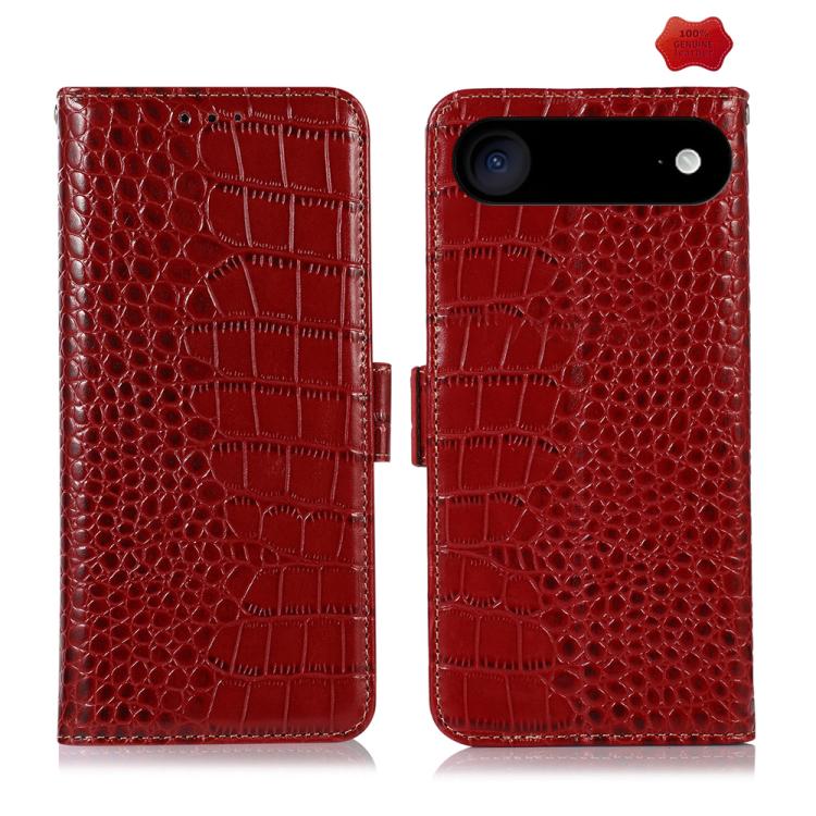 Red crocodile cowhide iPhone Air case