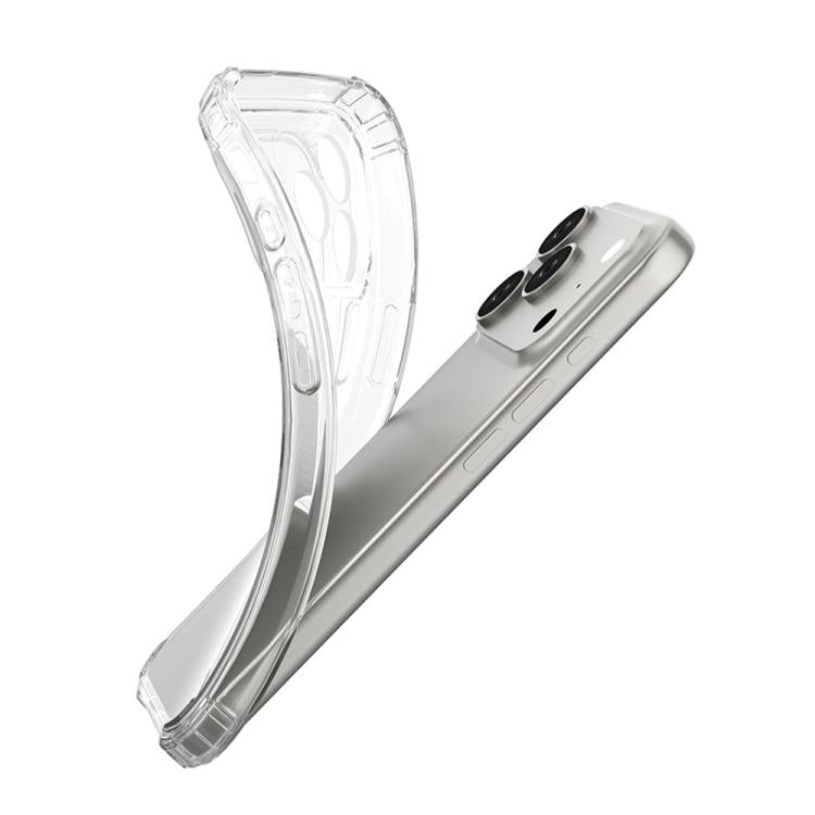 Clear shockproof iPhone case camera cut out detail