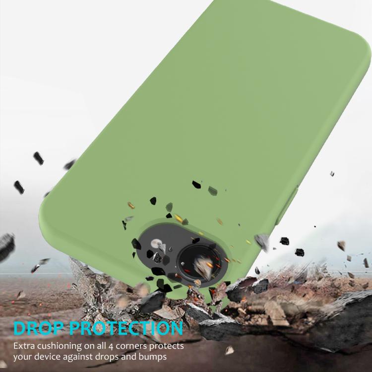 Solid colour silicone iPhone case soft protective cover detail