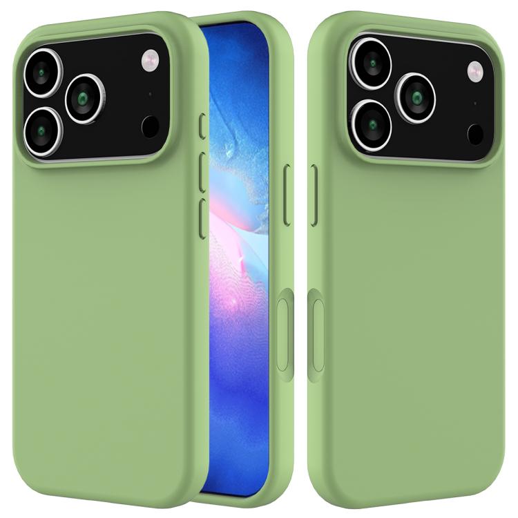 Solid colour silicone iPhone case mint green for iPhone 17 Pro