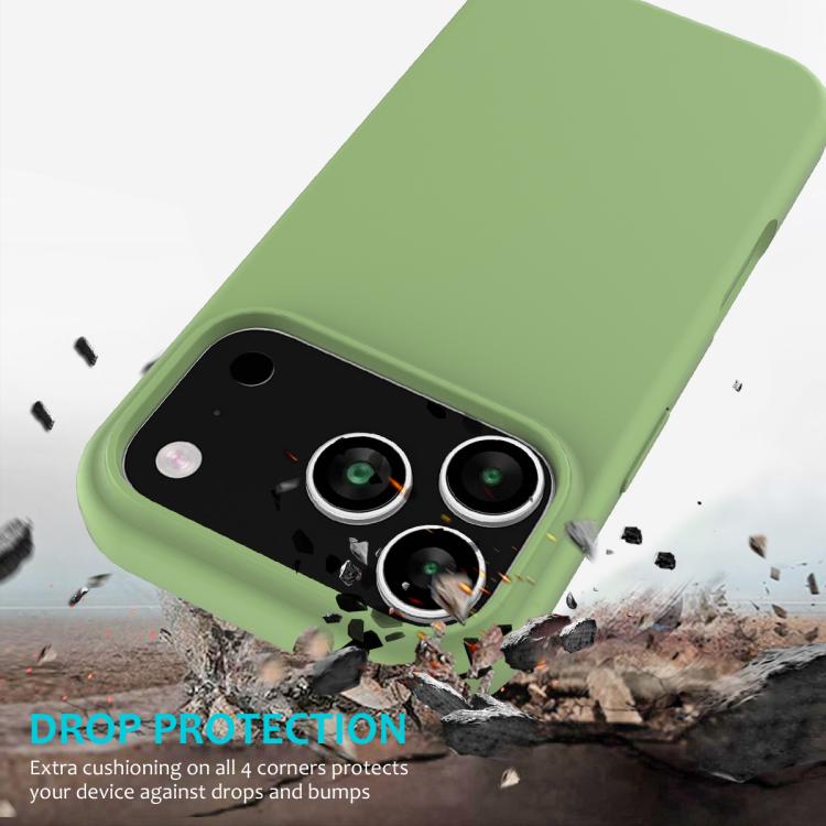 Solid colour silicone iPhone case soft protective cover detail