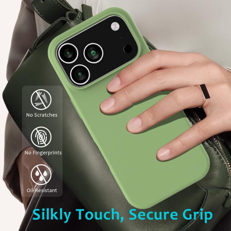 Solid colour silicone iPhone case side profile detail