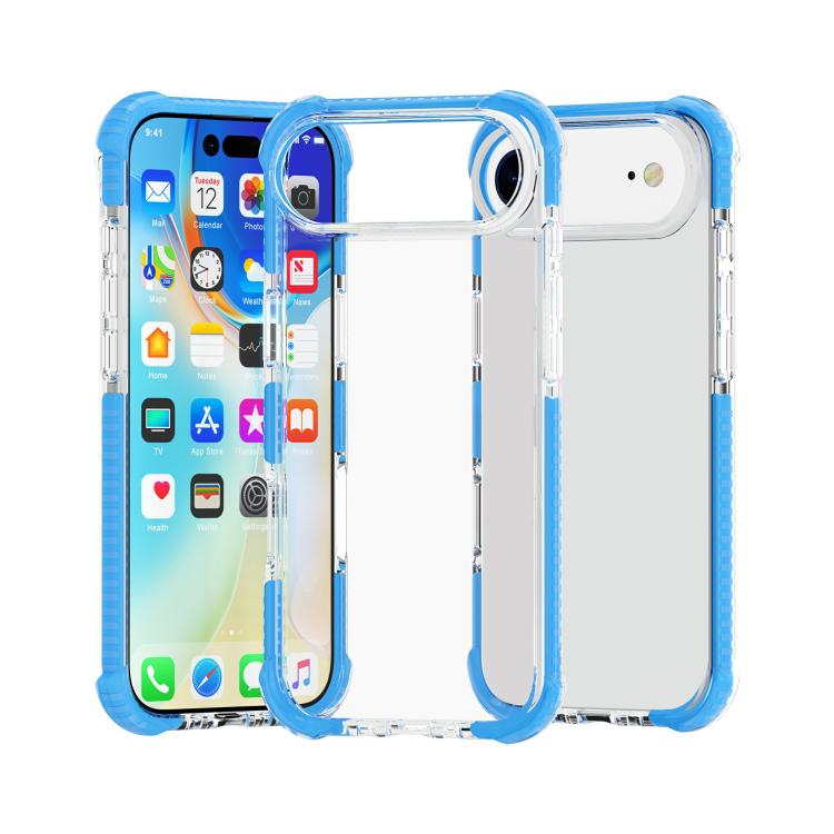 Four-corner shockproof TPU acrylic iPhone case in blue for iPhone Air