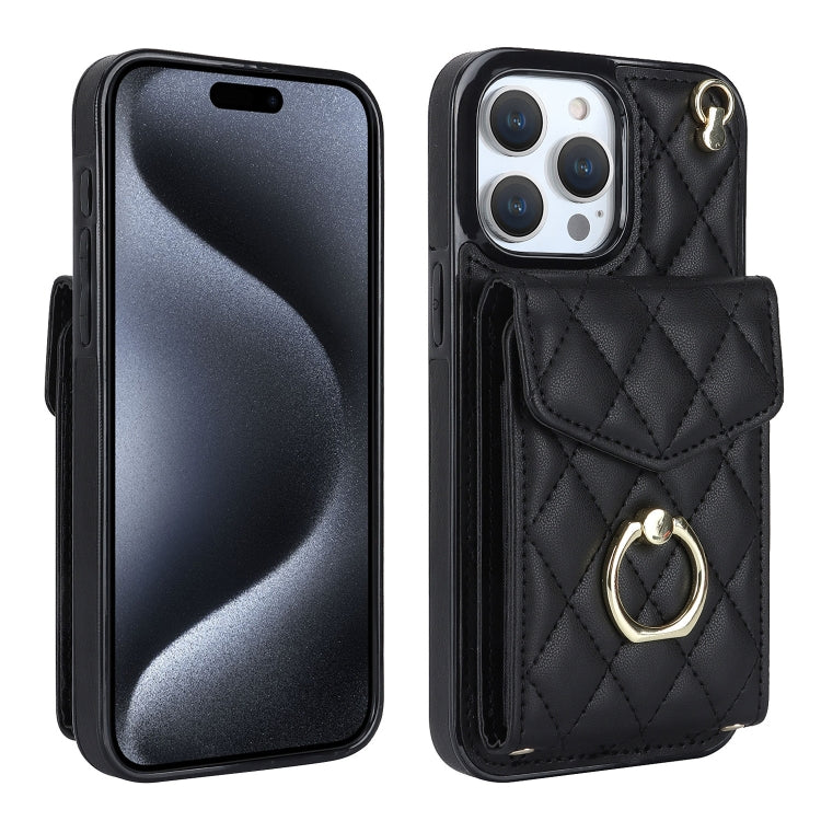 Black rhombic iPhone 15 Pro Max case