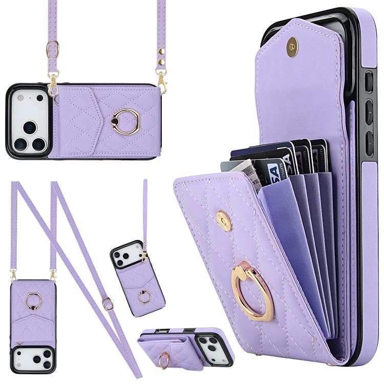 Light Purple rhombic iPhone 17 Pro case