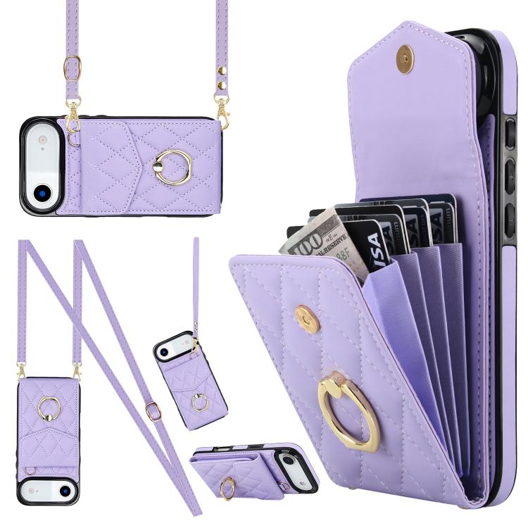 Light Purple rhombic iPhone Air case