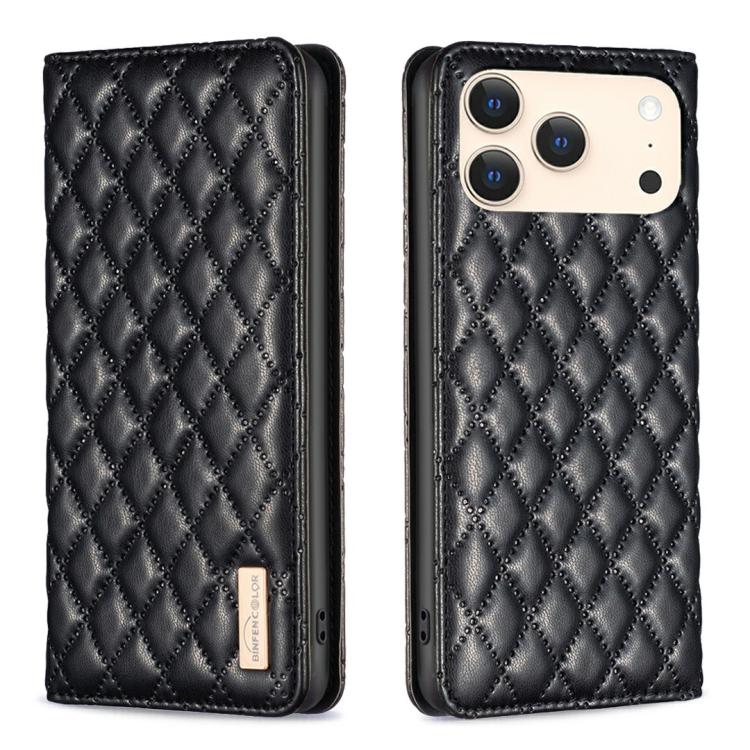 Black iPhone 17 Pro Max flip case