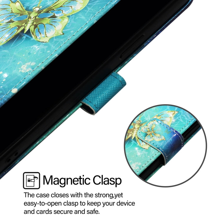 3D Painting horizontal flip iPhone case showing holder design
