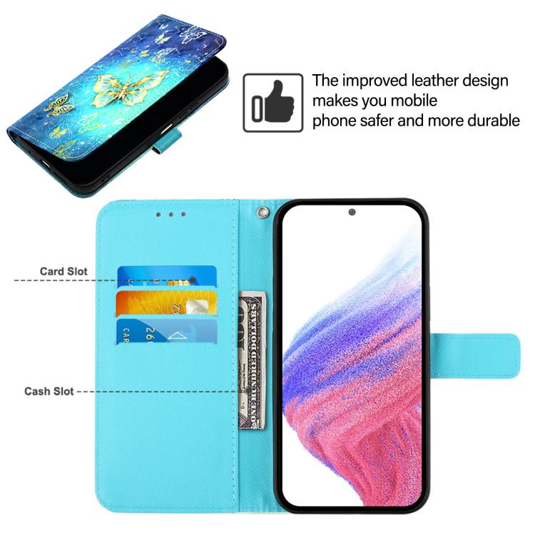 3D Painting PU leather and TPU iPhone case detail image