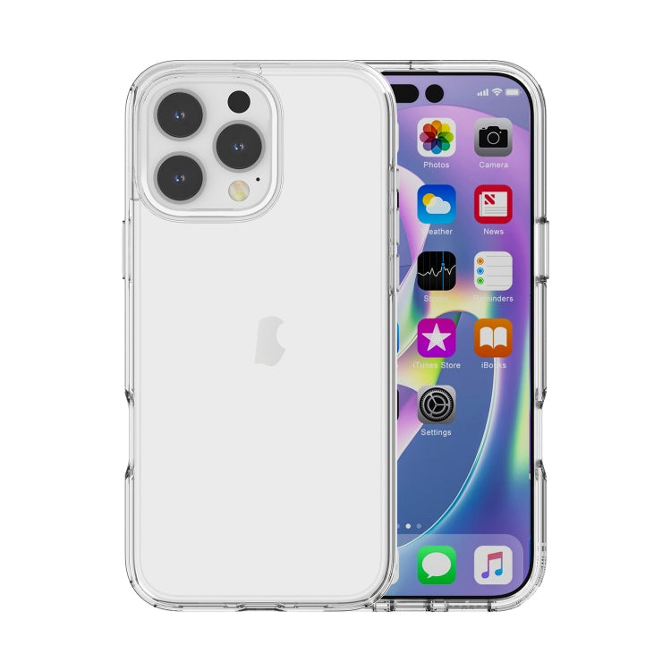 Shockproof Terminator transparent iPhone case in transparent for iPhone 16 Pro Max