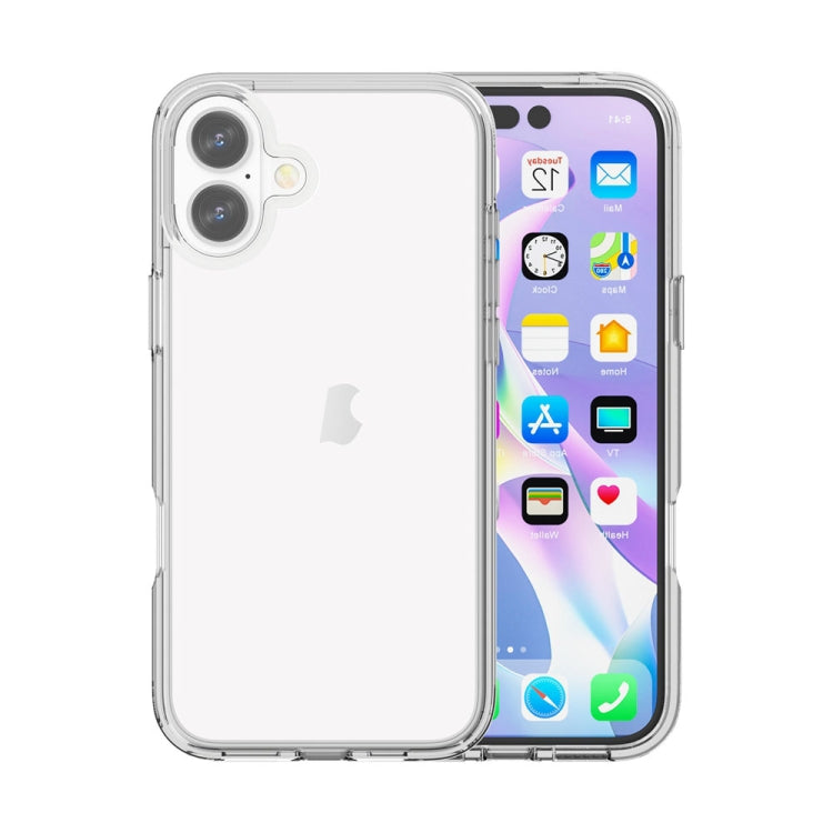 Shockproof Terminator transparent iPhone case in transparent for iPhone 16 Plus