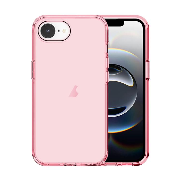 Shockproof Terminator transparent iPhone case in pink for iPhone 17e or 16e
