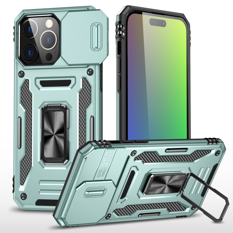 Armor camera shield iPhone case in alpine green for iPhone 16 Pro Max