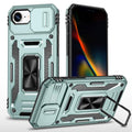 Armor camera shield iPhone case in alpine green for iPhone 17e and 16e