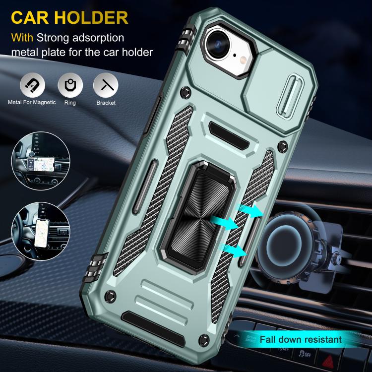 Armor camera shield iPhone case feature image with magnetic bracket support