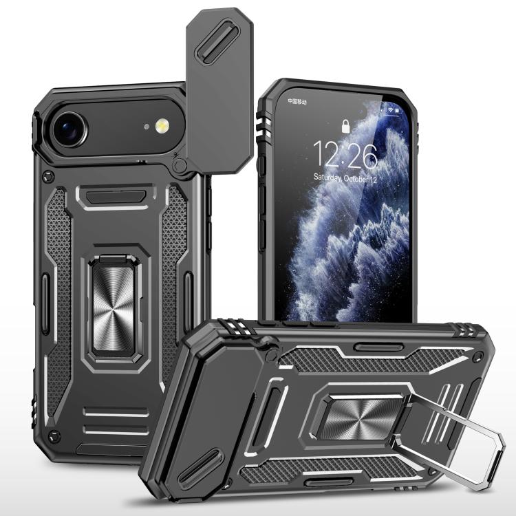Armor camera shield iPhone case in black for iPhone Air