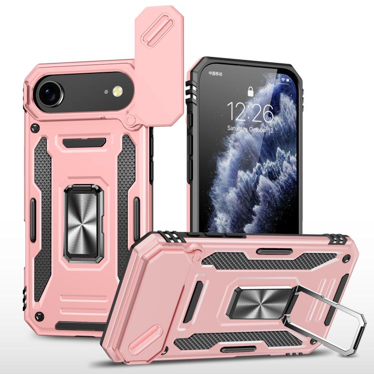Armor camera shield iPhone case in rose gold for iPhone Air
