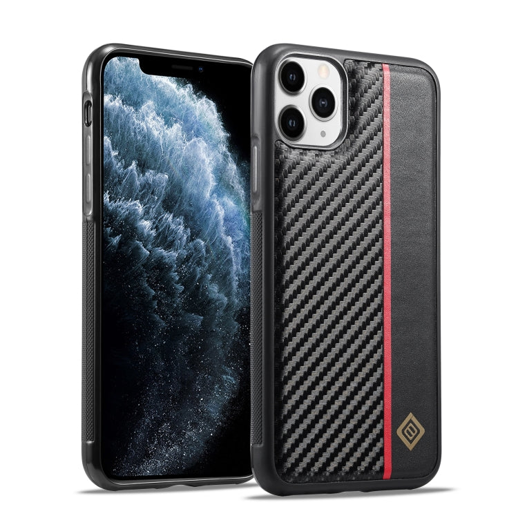 LC.IMEEKE 3-in-1 carbon fibre texture iPhone 11 Pro case
