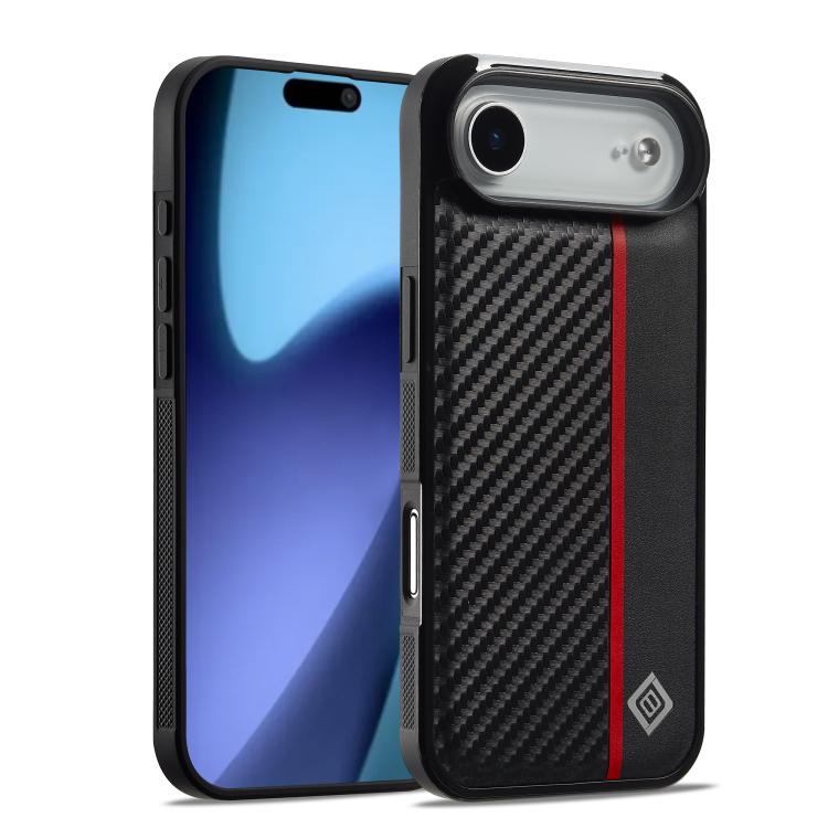 LC.IMEEKE 3-in-1 carbon fibre texture iPhone Air case