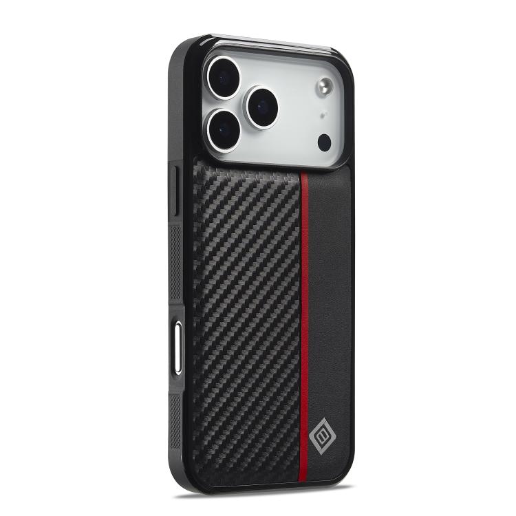 LC.IMEEKE carbon fibre texture iPhone case front and back view