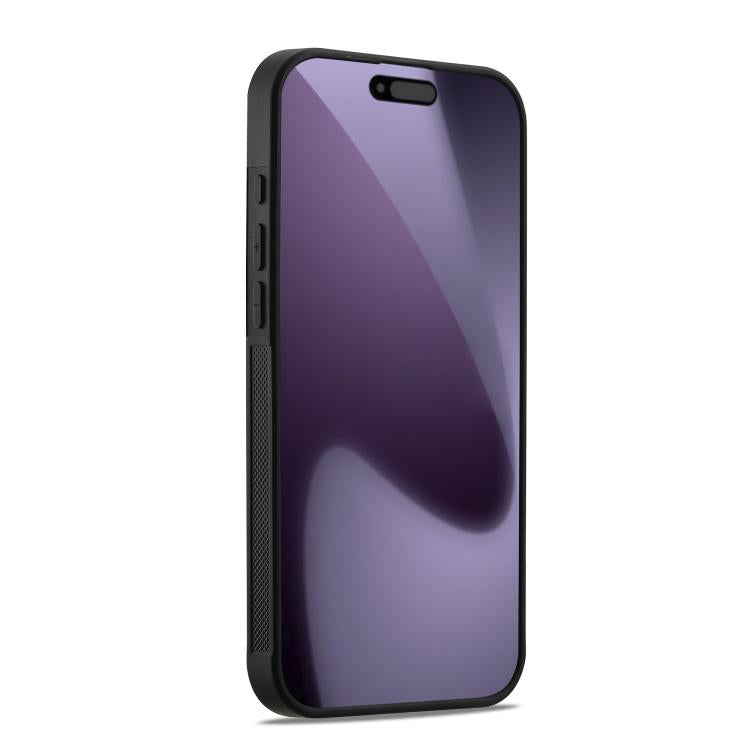 LC.IMEEKE 3-in-1 iPhone case detail showing carbon fibre texture