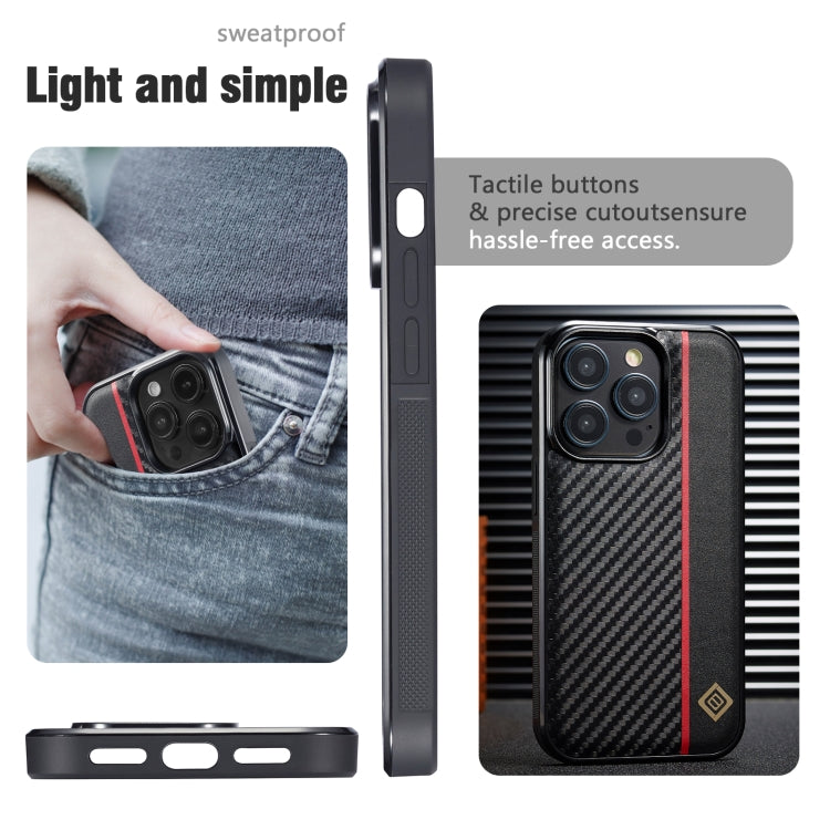 LC.IMEEKE carbon fibre texture shockproof case detail image