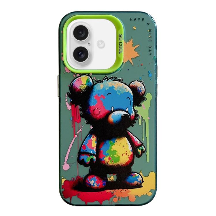 Animal artwork iPhone 17 case pattern AA