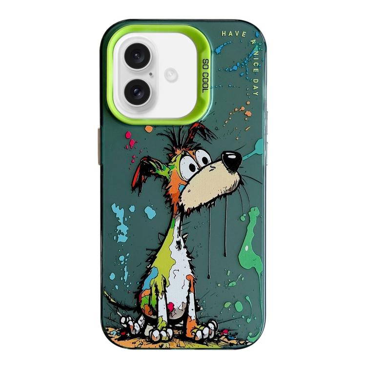 Animal artwork iPhone 17 case pattern D