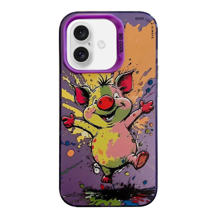 Animal artwork iPhone 17 case pattern G