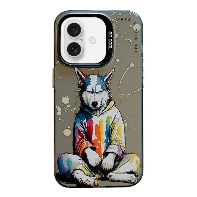 Animal artwork iPhone 17 case pattern L