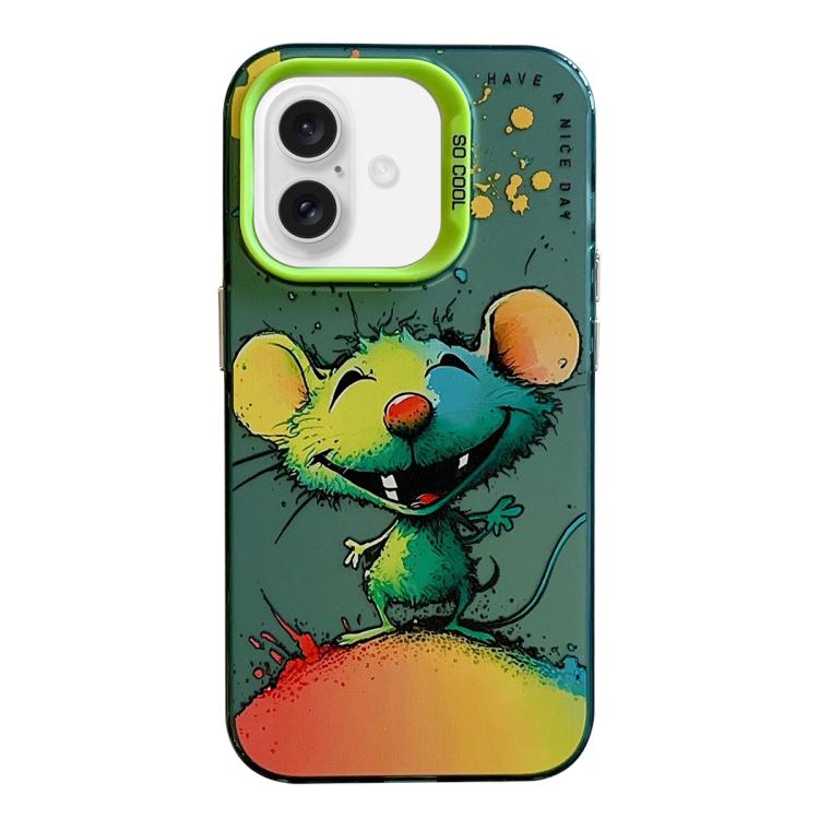 Animal artwork iPhone 17 case pattern N