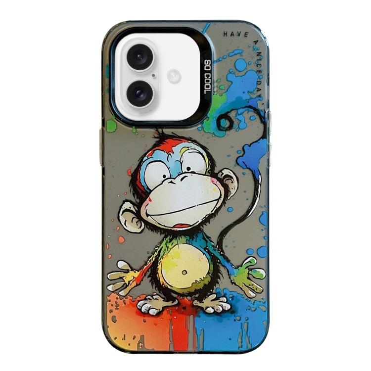 Animal artwork iPhone 17 case pattern O