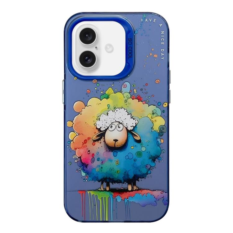 Animal artwork iPhone 17 case pattern Q
