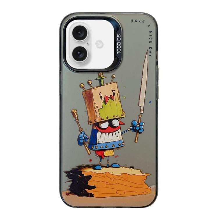 Animal artwork iPhone 17 case pattern S